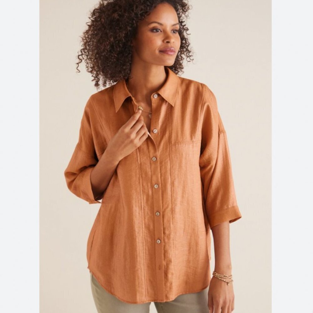 NWT Soft Surroundings Julissa Shirt Size 3X